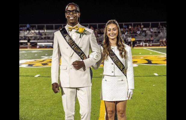 Rydell Malancon and Alyse Becnel were crowned St. James High Homecoming King and Queen. The Wildcat football team added to the celebration by beating Terrebonne 43-14.