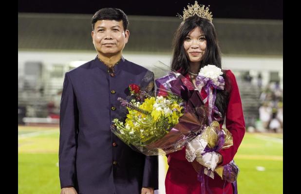 Lutcher High School senior Sokchea Koy was crowned the 2026 Lutcher High Homecoming Queen. Koy, joined by her father Sitho Koy, was crowned during halftime of last Friday’s football game against Slidell. The Bulldogs won 49-35.