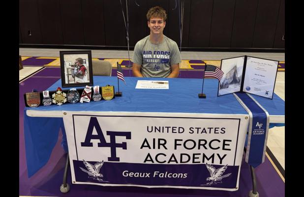 Micah Waguespack was recently accepted to the U.S. Air Force Academy and while there he will compete on the Academy’s precision shooting team.