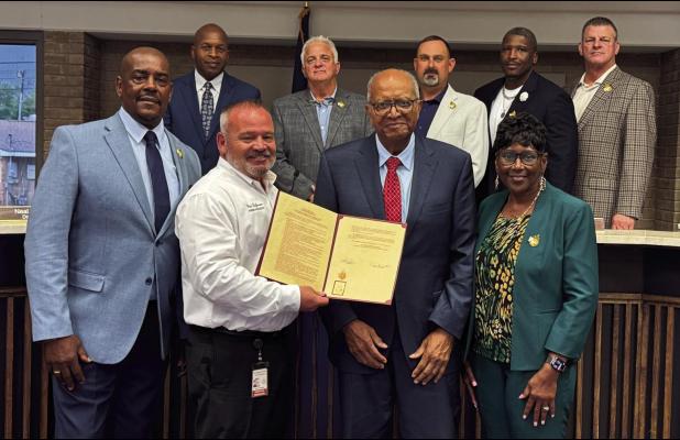 The St. James Parish Council honored St. James native son Dr. Percy Anthony Pierre as an honorary St. James Parish citizen at its meeting of Wednesday, May 20th. Born in the Jamestown community of St. James, Pierre’s family moved to Mississippi and then
