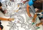 Louisiana FCU employees create a vibrant 4’ x 5’ coloring board to be displayed at Children’s Hospital. Louisiana FCU employees create a vibrant 4’ x 5’ coloring board to be displayed at Children’s Hospital.