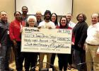 The St. James Parish School Board received $28,000 from OxyChem and the funds were used to replace all the light bulbs at Sixth Ward Elementary School with LED lighting. Pictured with the School Board members and Superintendent Chris Kimball are Plant Man Women Elected To Lead St. James Parish School Board