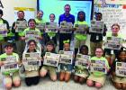 Last Friday David Reynaud, Editor of the News Examiner-Enterprise, was invited to speak to the fourth grade Magnet Class at Gramercy Elementary about the ins and outs of publishing a newspaper. The students are in the process of starting the Gator Gazette Gramercy Elementary’s 4th Grade Magnet Class Gets Visit From News Examiner-Enterprise Editor