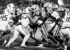 The Lutcher Bulldog offensive line has dealt with various injuries throughout the season and only four times this year has the unit played together when all starters were healthy. As the Bulldogs begin their playoff run, it will be extremely important for The Lutcher Bulldog offensive line has dealt with various injuries throughout the season and only four times this year has the unit played together when all starters were healthy. As the Bulldogs begin their playoff run, it will be extremely important for