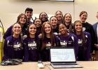 The Lutcher High Periquettes Dance team was honored by the St. James Parish School Board for winning two National honors.