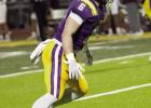 Lutcher’s Coy Ruiz, who typically plays defense, made his presence felt in the run game as he ran 12 times for 50-yards and two TDs. Photo by Tony Schexnayder