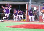 The Final Out! The Lutcher Bulldog baseball team are the 2022 Class 3A State Champions. The Bulldogs beat Berwick 5-4 last Saturday in Sulphur, LA. Pictured above are the Bulldogs making the final out of the game on a ground ball to third base. First base Champions!