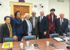 Sharon Lavigne (2nd from left) with Environment and Climate Change Subcommittee. Sharon Lavigne (2nd from left) with Environment and Climate Change Subcommittee.