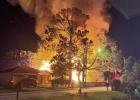 The home of the late Rev. Herbert Gordon on Lionel Washington Street was destroyed by fire late Tuesday night in Lutcher.