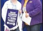 Champion Poultry Exhibit Brianna Roussel. Article Image Alt Text