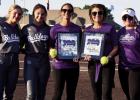 Last Tuesday’s 11-3 victory over St. Joseph’s Academy was extra special because it was Lady Bulldog head coach Cathy Bland and assistant coach Michelle Clement’s 200th win together. Pictured above are the dynamic duo with their daughters. From left Last Tuesday’s 11-3 victory over St. Joseph’s Academy was extra special because it was Lady Bulldog head coach Cathy Bland and assistant coach Michelle Clement’s 200th win together. Pictured above are the dynamic duo with their daughters. From left