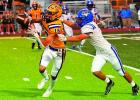 Bulldog receiver Carson LeBlanc hauls in a pass. Photo by Tony Schexnayder Bulldog Defense Keeps Speedy Playmakers In Check In 42-7 Win Over Vandebilt