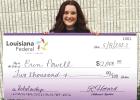 2023 recipient, Erin Powell, said the R.E.T. Scholarship significantly eased her financial concerns. Louisiana FCU Announces $12,000 Scholarship Program Awarding $2,000 To Six Graduating Seniors