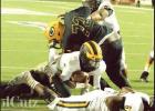 St. James senior quarterback Shamar Smith (#3) scores a TD during last Friday’s second round playoff win over Green Oaks. Smith gained 96-yards on 15 attempts and he completed four of nine passes for 88-yards. With the win, the Wildcats remain unbeaten 