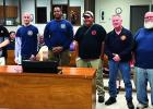 Last Wednesday, the St. James Parish Council was introduced to the new St. James Volunteer Fire Department Fire Chiefs and the Board of Directors. From left, are: Mike Guillot, West Bank District Chief; Brad Troxclair, East Bank District Chief; Devon Jack Council’s Hope To Repeal Previous Ordinance May Not Be Legal