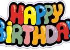 HAPPY BIRTHDAY