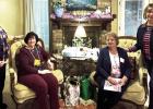 Left to Right: Sue Finney; Peggy Martin; Jeanne Bourgeois, President Riverside Garden Club; and Valerie Moscona