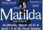 River Parish Community Theatre Announces “Matilda”, Sets Auditions