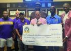 District 58 State Rep. Ken Brass presents a $250,000 check to the Town of Lutcher to be used for road and infrastructure improvements in the Town. District 58 State Rep. Ken Brass presents a $250,000 check to the Town of Lutcher to be used for road and infrastructure improvements in the Town.