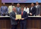 Micah Waguespack, son of Gary and Sandi Waguespack, was recognized by St. James Parish President Pete Dufresne and the St. James Parish Council for being accepted to the U.S. Air Force Academy and for other outstanding achievements.
