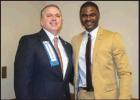 Newly elected Speaker of the House Clay Schexnayder and Representative Ken Brass take a photo. Speaker Schexnayder has appointed Rep. Brass to serve as the Vice-Chairman of Transportation, Highways and Public Works Committee.