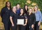 The team at Favaloro Family Dentistry are (from left): India Perkins - Dental Assistant; Amy Zeringue - Insurance Coordinator; Dr. Michael Favaloro Dentist; Gwen Breaud - Front Desk/Hygiene Coordinator; Katie Tanner - Dental Hygienist; Monique Lecoq - Den