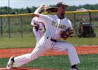 St. James Wildcat senior pitcher Andrew Kraemer was the Game 2 starter and he and his teammates beat Springfield 5-3 to claim the first ever home playoff win in program history. Photo by Oliver Hooker Wildcat Baseball Team Wins First Home Playoff Game In Program History
