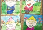Art Lesson To SPC 4th Graders