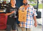 Ike Lambert (right) and Austin Naquin participated in the Relay Cook-off and their chili received the People’s Choice Award. Article Image Alt Text