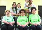 The Steib family with 3 ELL’s charter members Alta Pertuis, Ouida Faucheux and Barbara Caldarera.