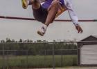 A Lutcher Track member attempts a High Jump. Photo by Oliver Hooker A Lutcher Track member attempts a High Jump. Photo by Oliver Hooker