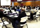 Sheriff Claude Louis, Jr. speaks to roughly 80 local St. James Parish business owners during a breakfast held at the Public Relations Building last Saturday. Sheriff Claude Louis, Jr. speaks to roughly 80 local St. James Parish business owners during a breakfast held at the Public Relations Building last Saturday.