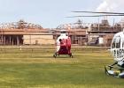 Last Sunday afternoon three helicopters land at Atalco to transport three employees injured and burned when a caustic solution sprayed from a valve that was being changed. One additional employee was hurt and was transported to the hospital by ambulance. Four Atalco Employees Burned In Caustic Release; Three Airlifted To Area Hospitals For Treatment
