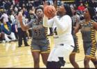 St. James Lady Wildcat Raveon Fletcher (#44), who finished the game with 9-points, takes a shot during last Friday’s 51-36 victory over inparish rival Lutcher. Photo by Jonrell Jones