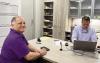 St. James Parish Clerk of Court Shane LeBlanc types in the necessary information to qualify Lutcher Mayor Patrick St. Pierre to run for another term. The election is scheduled for November 3, 2026.
