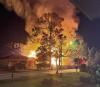 The home of the late Rev. Herbert Gordon on Lionel Washington Street was destroyed by fire late Tuesday night in Lutcher.