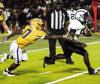 St. James Wildcat junior running back Xavier Johnson ran for all three Wildcat touchdowns last Friday in Lutcher. Photo by Oliver Hooker